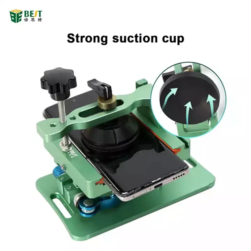 BST-001S3 360° Rotating Strong Fixture Universal Mobile Phone Heating Free Screen Back Cover Rear Glass Removal Separation Clamp
