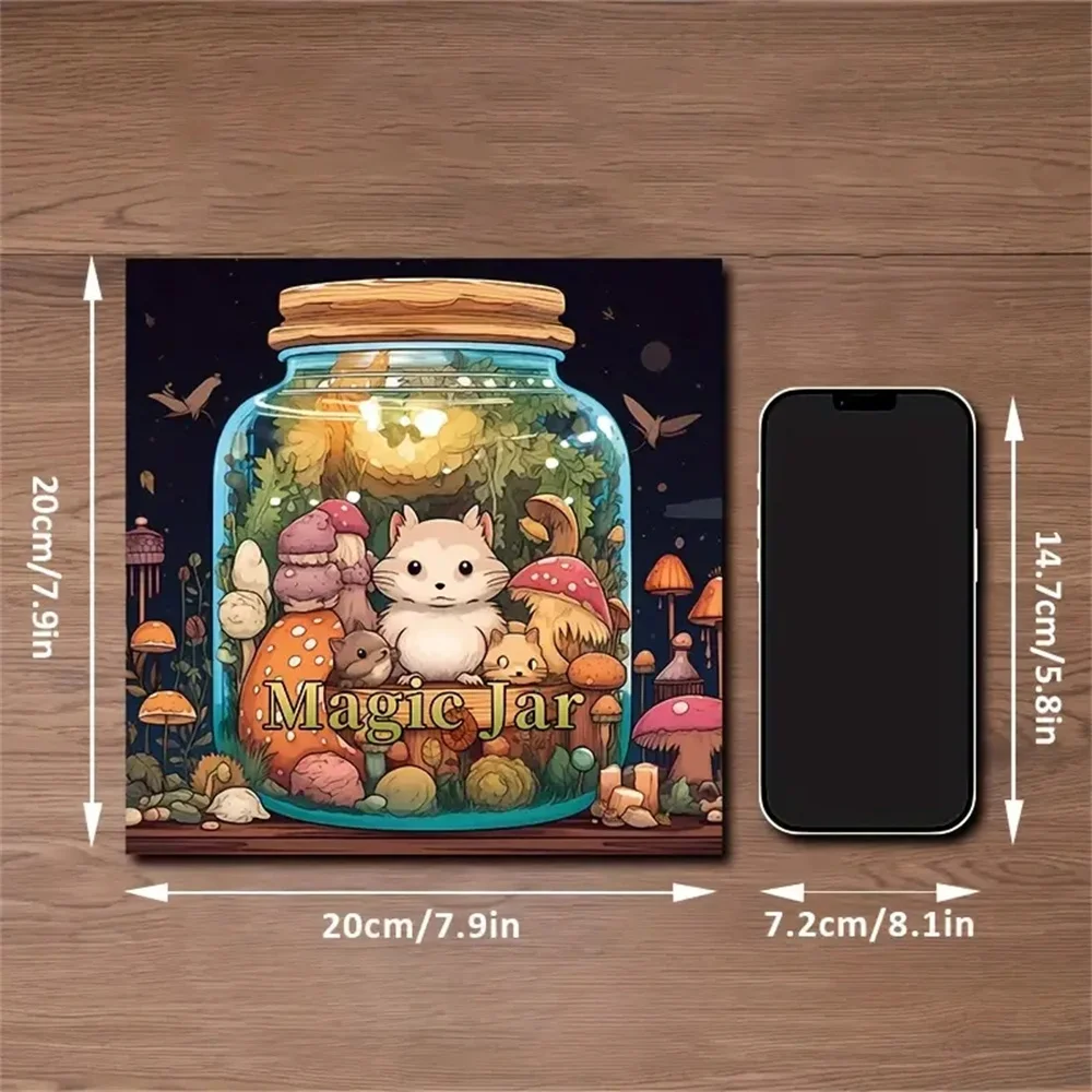 Imagem -03 - Arte Coloring Book Páginas Duplas Aliviar o Stress Kill Time Graffiti Painting Drawing Book Birthday Party Gift Original 20 Páginas