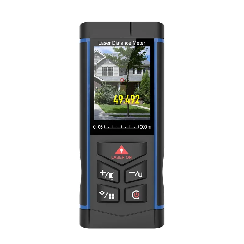 200m Rechargeable  Rangefinder with  Red Distance Meter and Color Screen for Outdoor Use