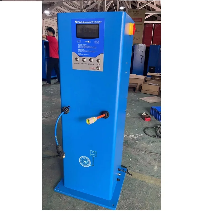 

Fully automatic automobile vertical inflator AMG-12B built-in air compressor with air drum and water drum