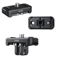 VRIG AC19/AC18 3-in-1 Magnetic Quick Release Adapter Base Camera Tripod Mount Quick Release Mount Replacement for Insta360 X4