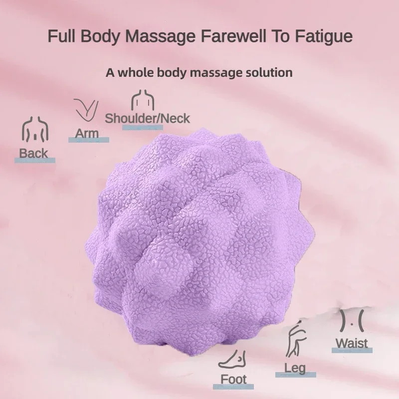 Fascia Ball Foot Massage Ball, Neck Membrane, Peanut Sole, Relaxamento Muscular, Aliviar Fadiga, Yoga, Arco, Voltar, Massageador