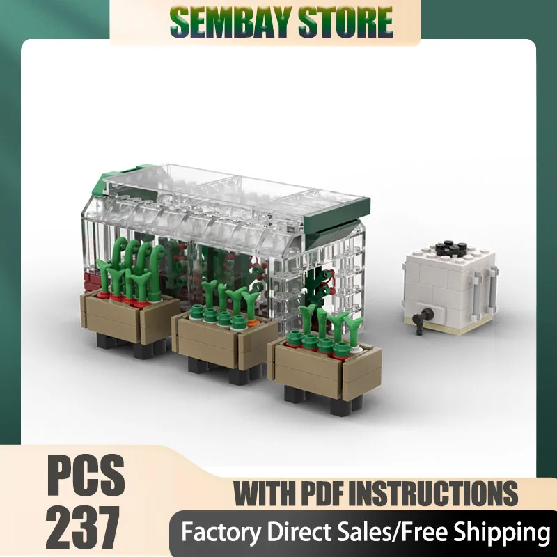 

Городской вид на улицу Moc, строительные кирпичи, модульный городской садовый комплект, модель, технологические блоки, рождественские игрушки «сделай сам», строительные подарки