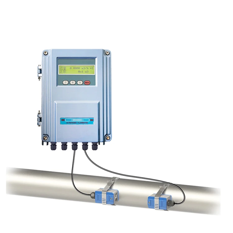FMU834 Long Life Clamp on Ultrasonic Flowmeter Heating Ultrasonic Energy Power Meter