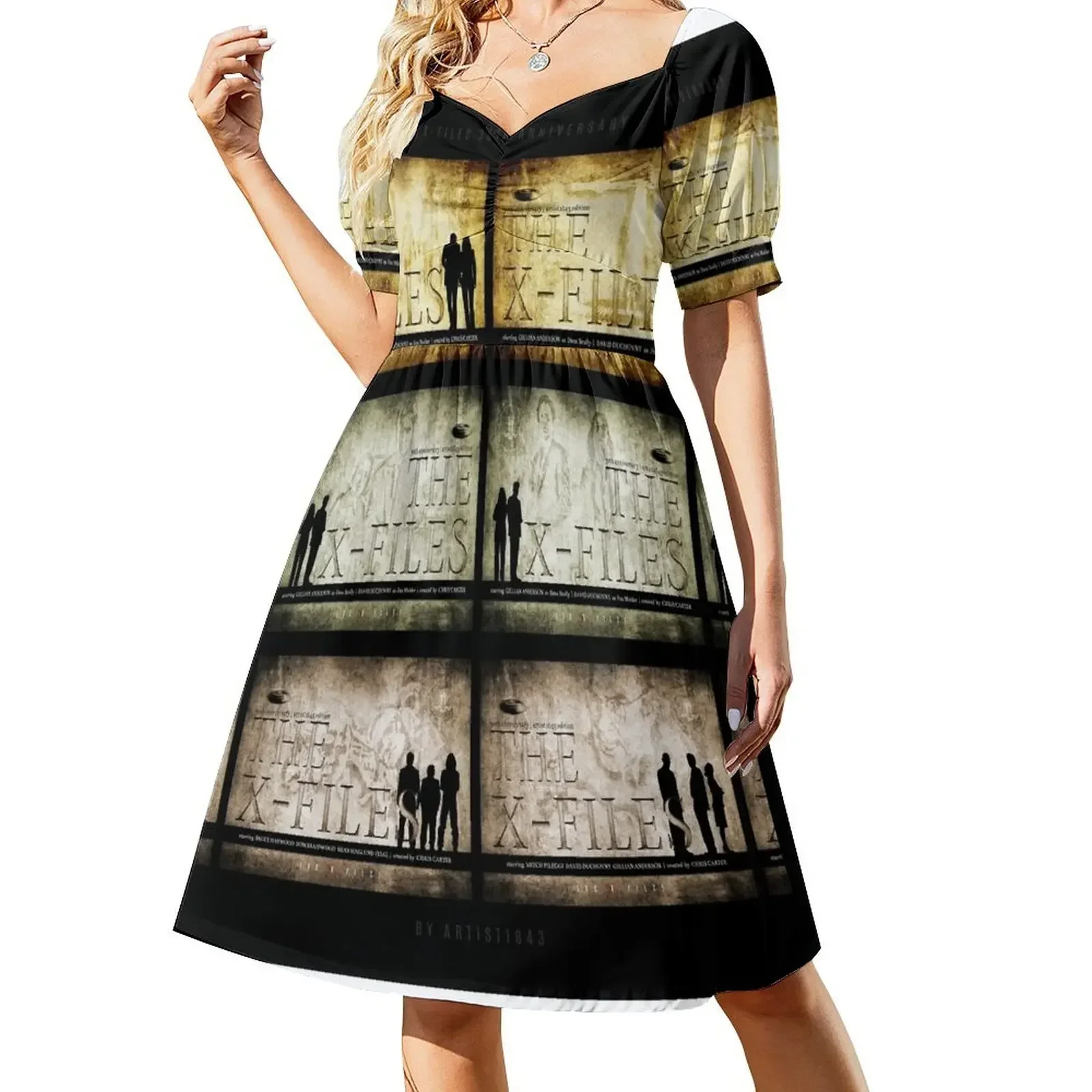 The X-Files 30th Anniversary Compilation (Black) Sleeveless Dress dresses korean style womens dress Dress