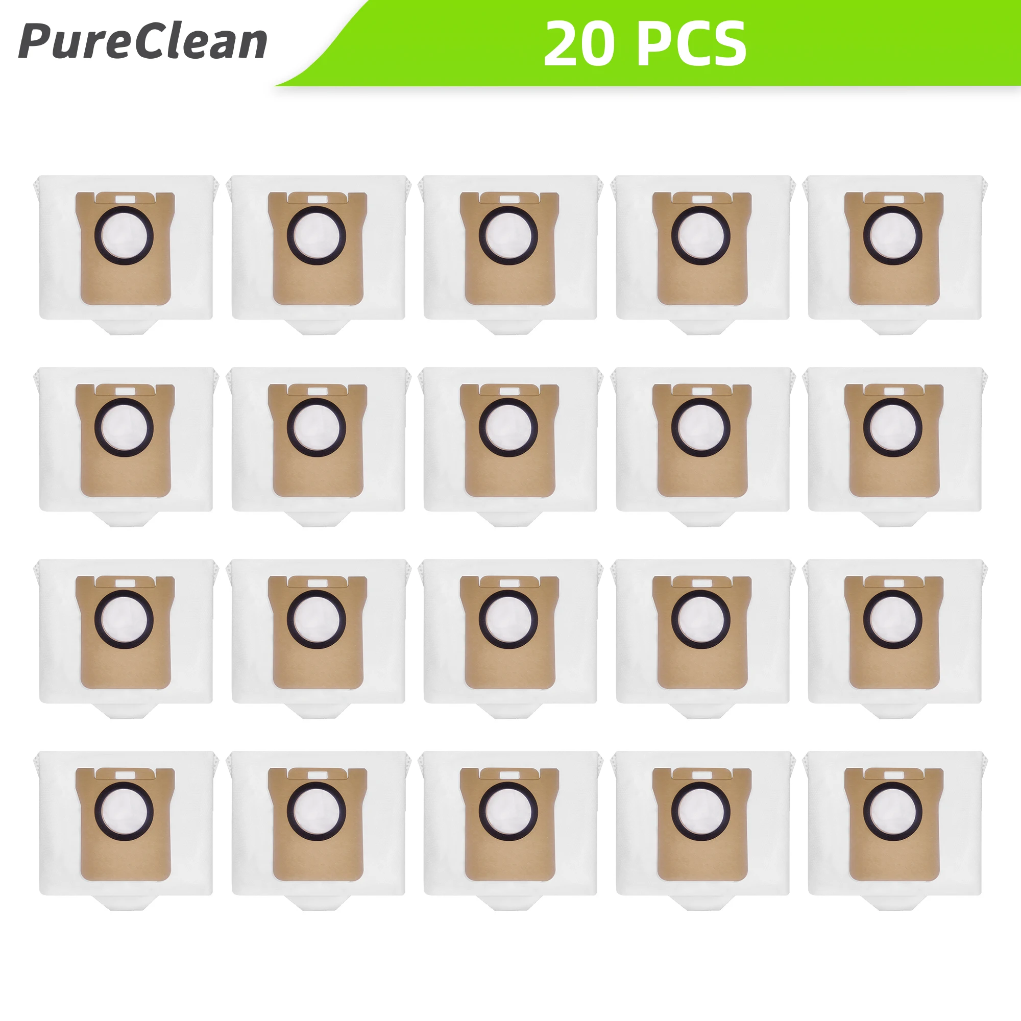 Dust Bags for Dreame L10s Ultra/L20 Ultra/L10 Ultra/L10 Prime/X40 Ultra, for Xiaomi X10/X10+/S10/S10+/S10 Pro Robot Vacuum