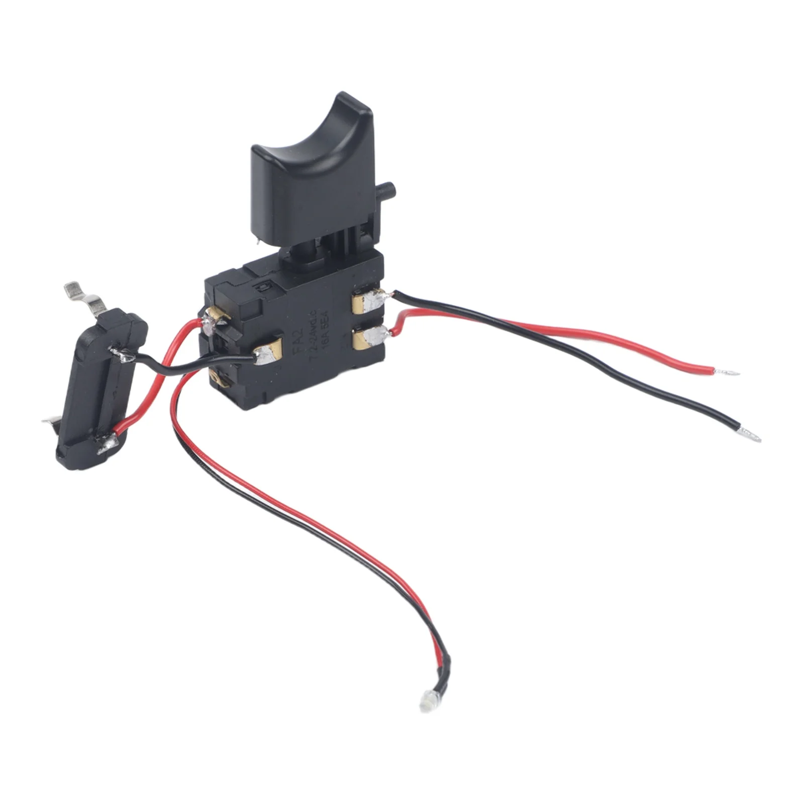 Light for enabled Adjustable Trigger Switch for Power Tools Operating on 16 8 Volt or 18 Volt Lithium Batteries