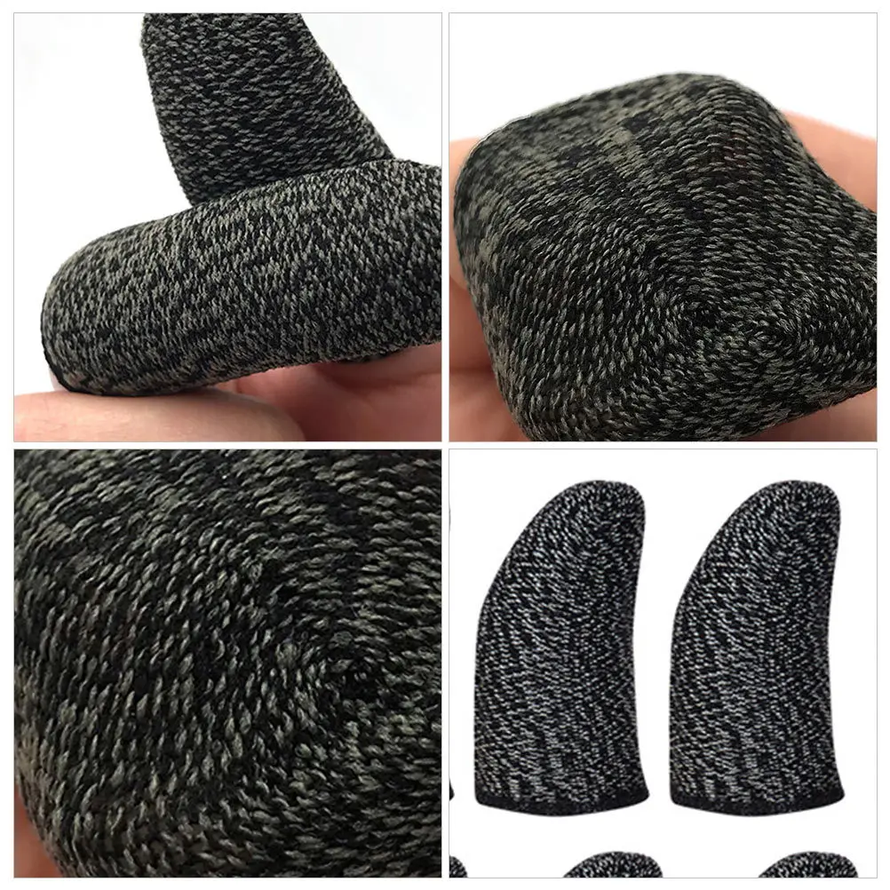 

20Pcs Breathable Finger Cover Non-Slip Gaming Thumb Sleeve Thin Touch Screen Finger Sleeve for Mobile Game Sweatproof Oil-Proof