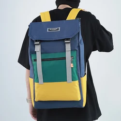 School Bag Male College Student Fashion Brand Tooling Sports Travel Backpack Student Backpack Personality Trend Cool Laptop Bag