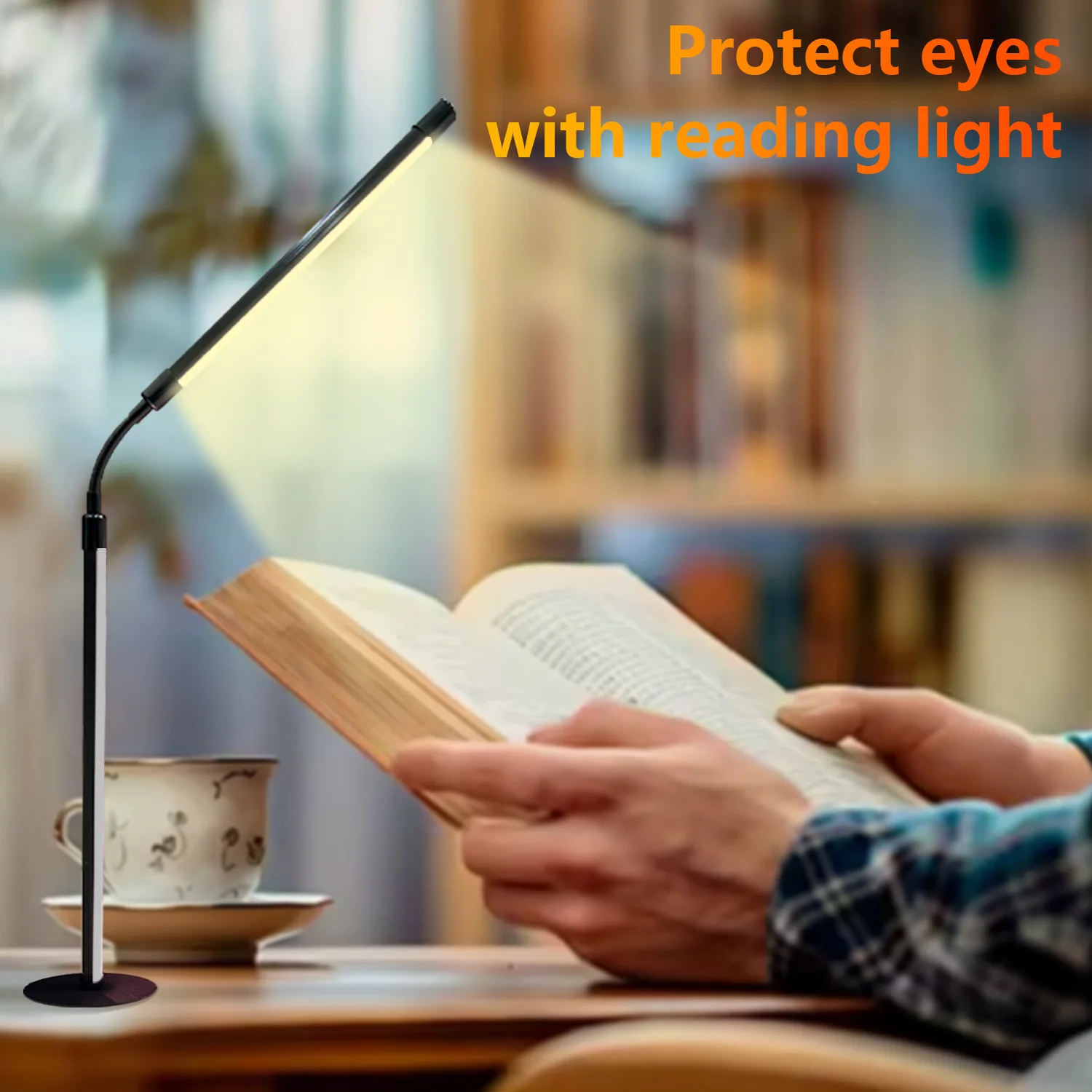 Smart desk lamp Ambient light APP controls music synchronization Timed reading Night light 360 ° adjustable