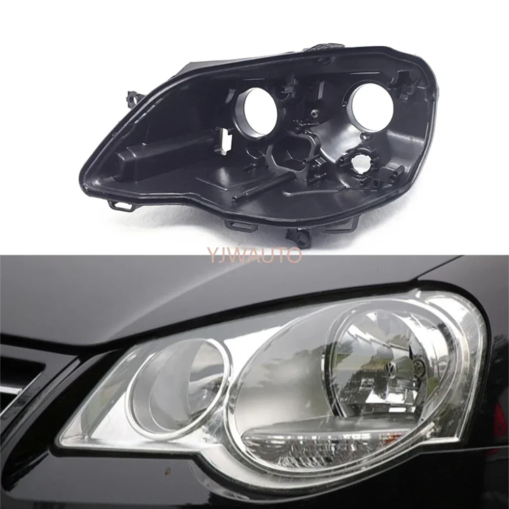 For VW Polo Vento Fox 2006 2007 2008 2009 2010 Headlamp House Car Headlight Base Front LAmp Holder Auto Light Support Hatchback