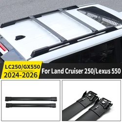 For Toyota FJ Land Cruiser Prado 250 LC250 2024 2025 2026 Lexus 550 GX Roof Rack Cross Bars Load Bearing Exterior Upgrade Parts