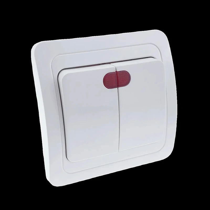 

Одноразовая розетка с двойным управлением и индикаторной лампой. Настенная розетка для поверхностного монтажа в европейском и немецком стиле 10A250V.