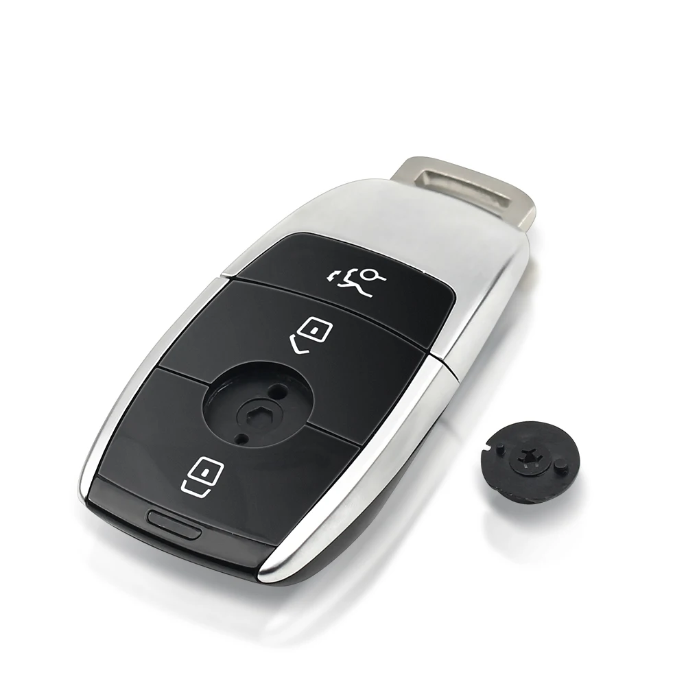 KEYYOU Remote 3 Button Car Key Shell For Mercedes Benz 2017 E Class S GLC CLE CLA GLB GLS W177 W205 W213 W222 X167 AMC Smart Key