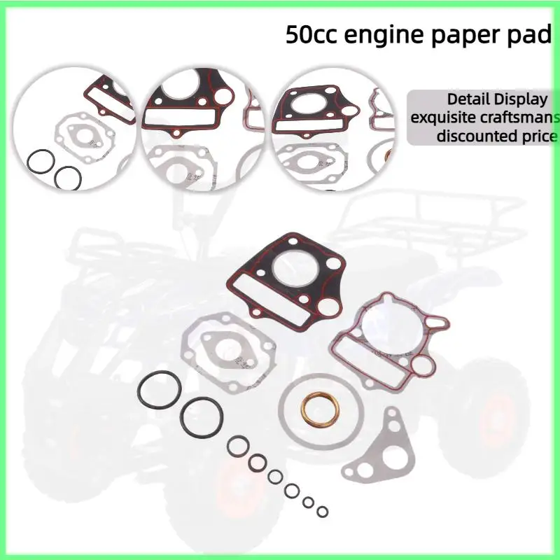 

ATVs & Go-Karts Новый комплект прокладок цилиндров и поршня — горизонтальный двигатель объемом 50 куб.см, совместимый с мотоциклами Zongshen Kayo Dirt Pit Loncin