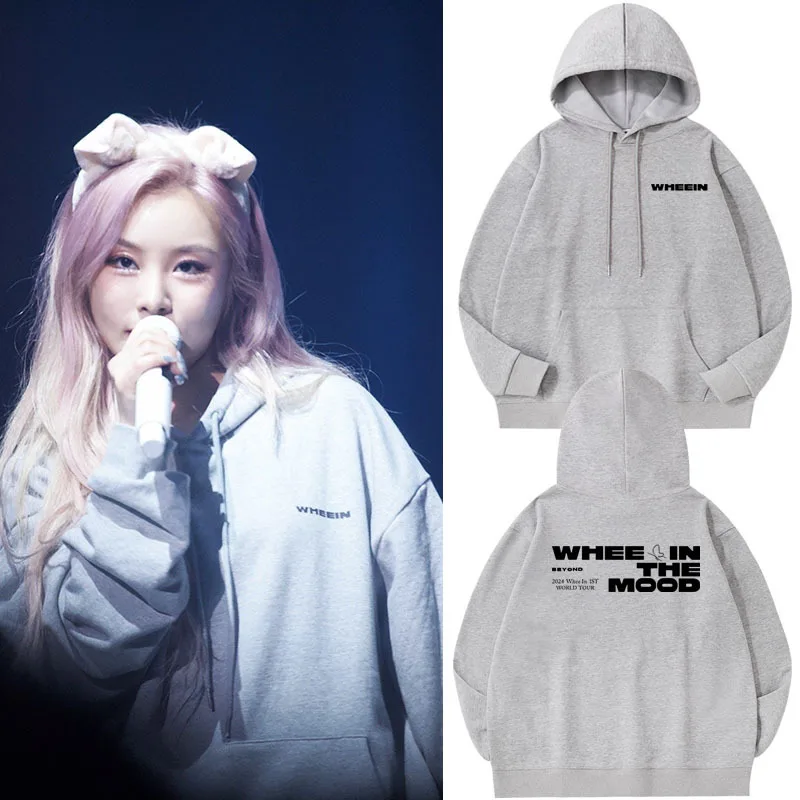 

MAMAMOO Hoodies Whee In The Mood Same Sweatshirt Men Women Kpop Autumn Oversized Hoodie Korean Fashion Popular Letter Print Tops