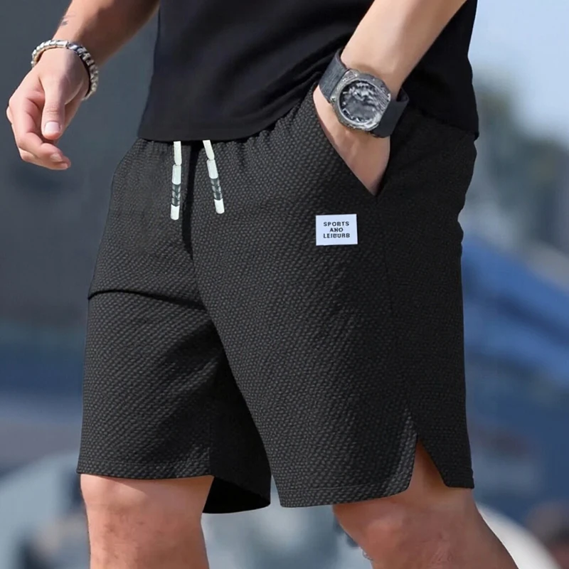 

2-Pack, Men's Shorts, Men's Casual Pants, Men's Beach Shorts, Men's Sports Shorts, New Fashionable Textured Fabric, Breathable Pants, Suitable for Daily Casual Wear and Sports