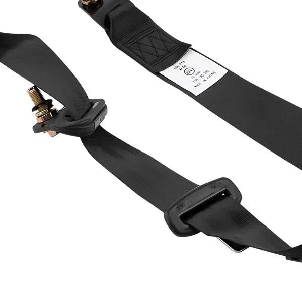 安全带 2pcs Seat Belt 3 Point Universal Retractable Safety Belt Black(禁止在亚马逊平台销售)-10