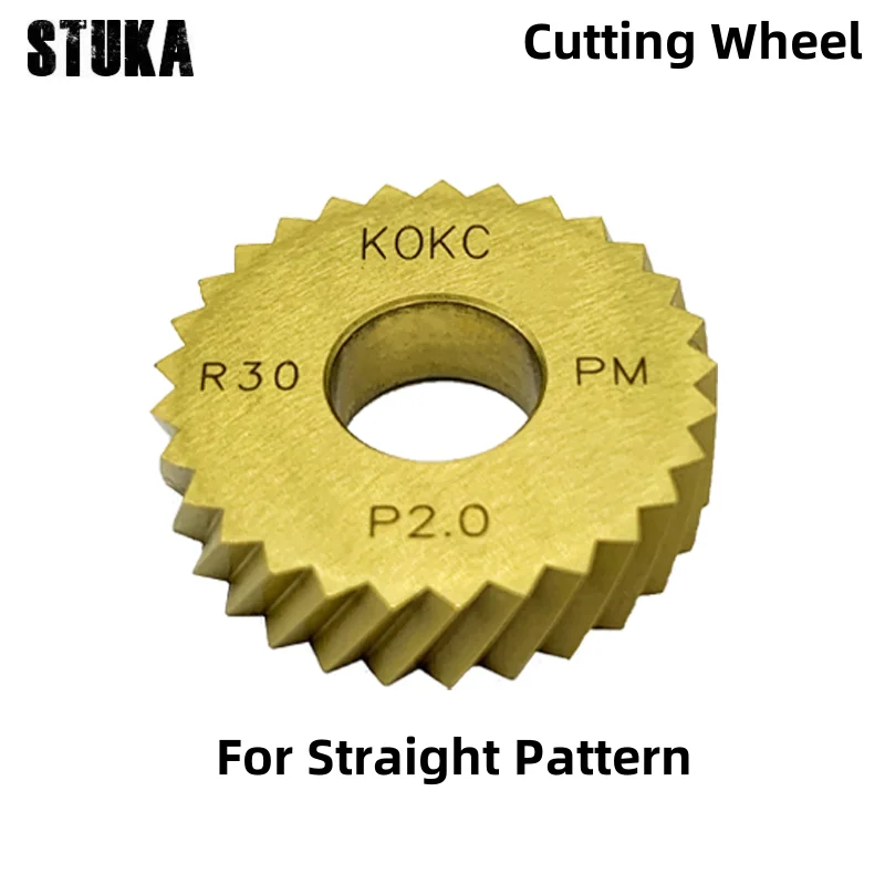 Straight pattern 25*6*8 21.5*5*8 BR30° Cut Knurling Tools wheel KOKC For CNC Lathe feeding