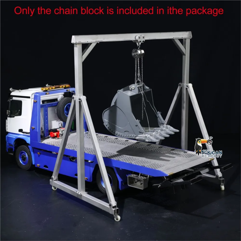 US Stock JDM Heavy Duty Metal Chain LiftBlock RC Part for 1/10 RC Gantry Crane High Load Capacity Realistic Cargo Handling Spare