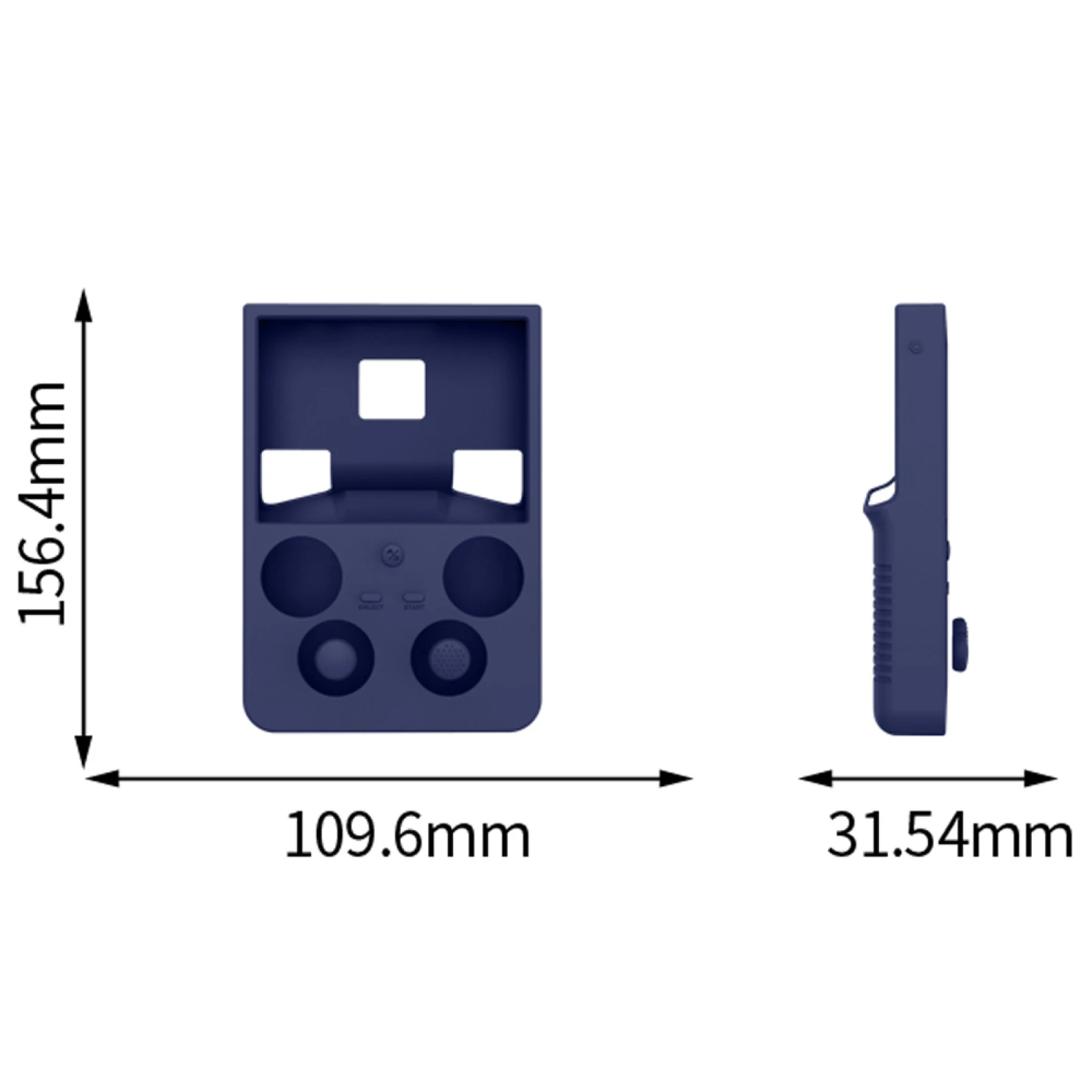Funda protectora para ANBERNIC RG 477V, funda de silicona, funda protectora suave para accesorios de consola de juegos portátil RG477V