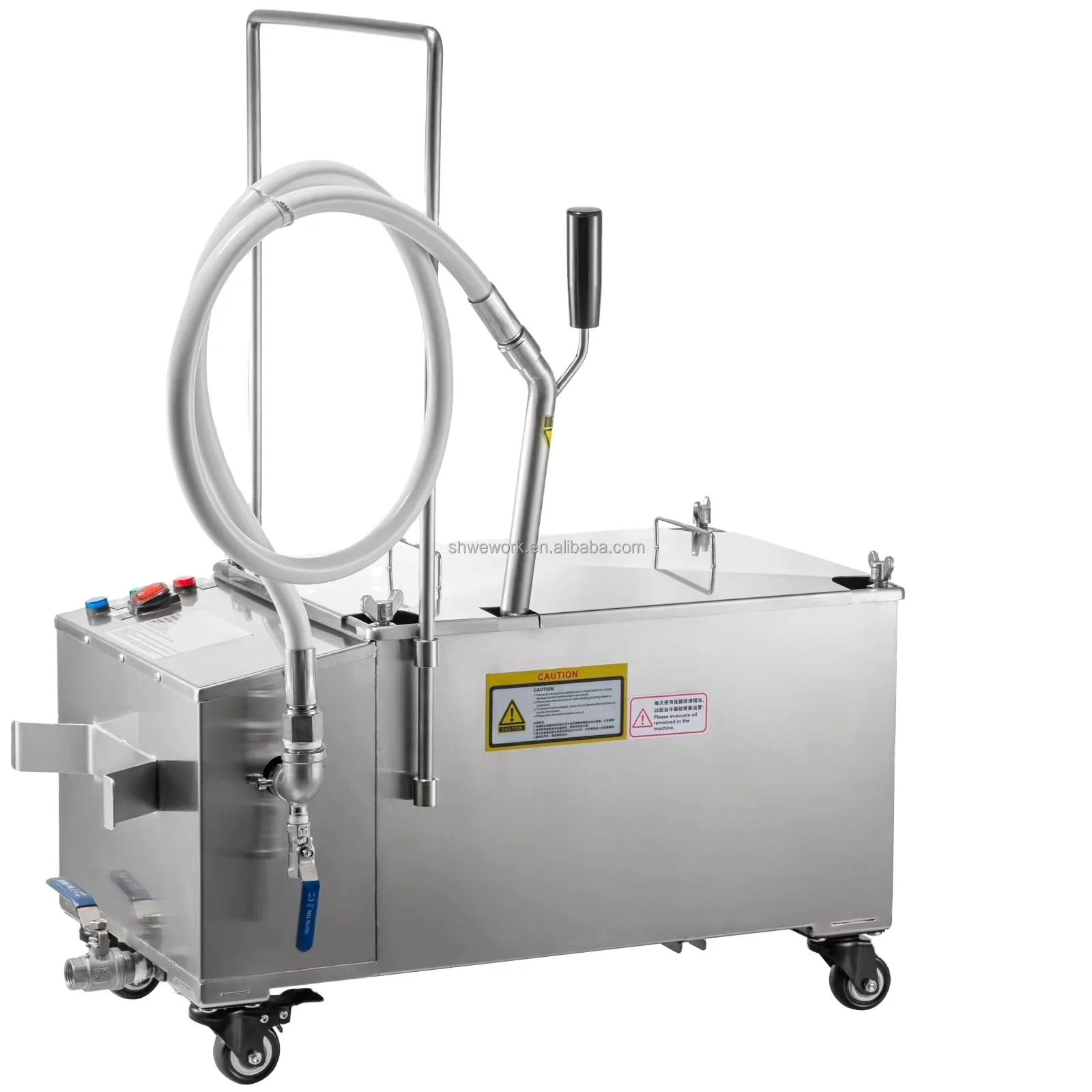 

22L /40L /58 L Commercial Mobile Fryer Filter Capacity Oil Filtration System Frying Oil Filter Machine for Restaurant