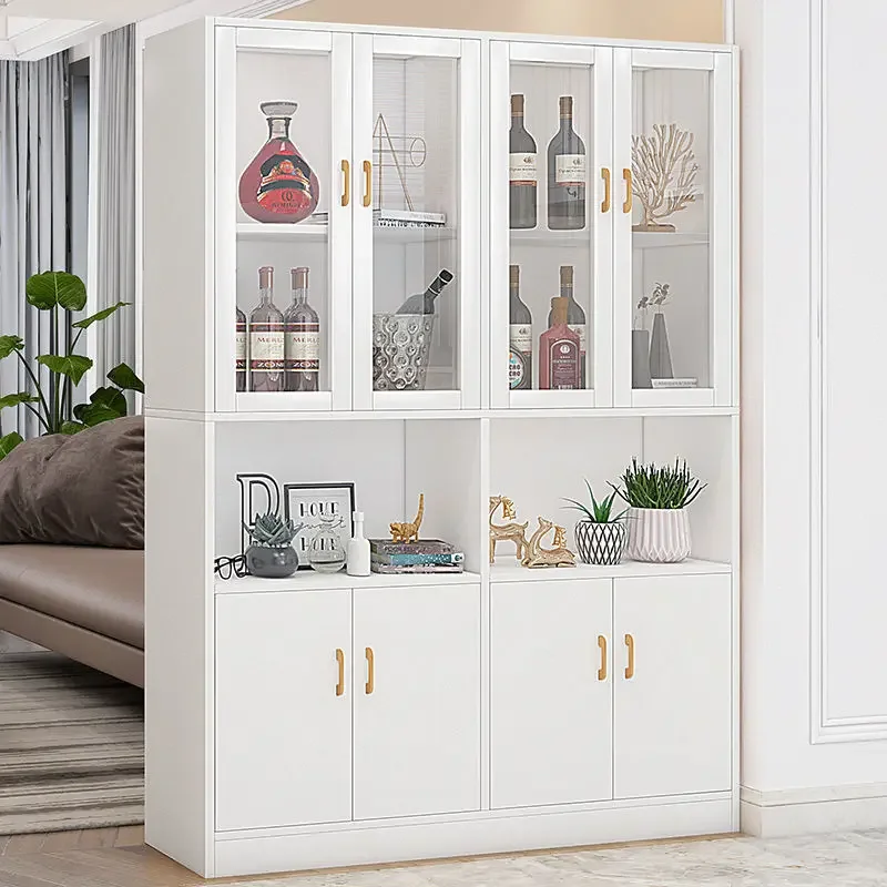 Wine cabinet Household family room hall cabinet Modern simple integrated shoe cabinet Screen partition Living room rack Storage