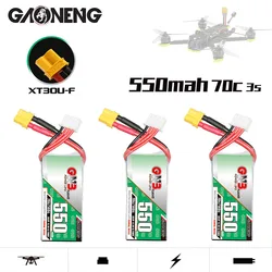 11.1V bateria Lipo 550mAh 70C/Max 140C dla Torrent 110 FPV Drone wyścigowe części zdalnie sterowany Quadcopter GNB 3S 11.1V akumulator