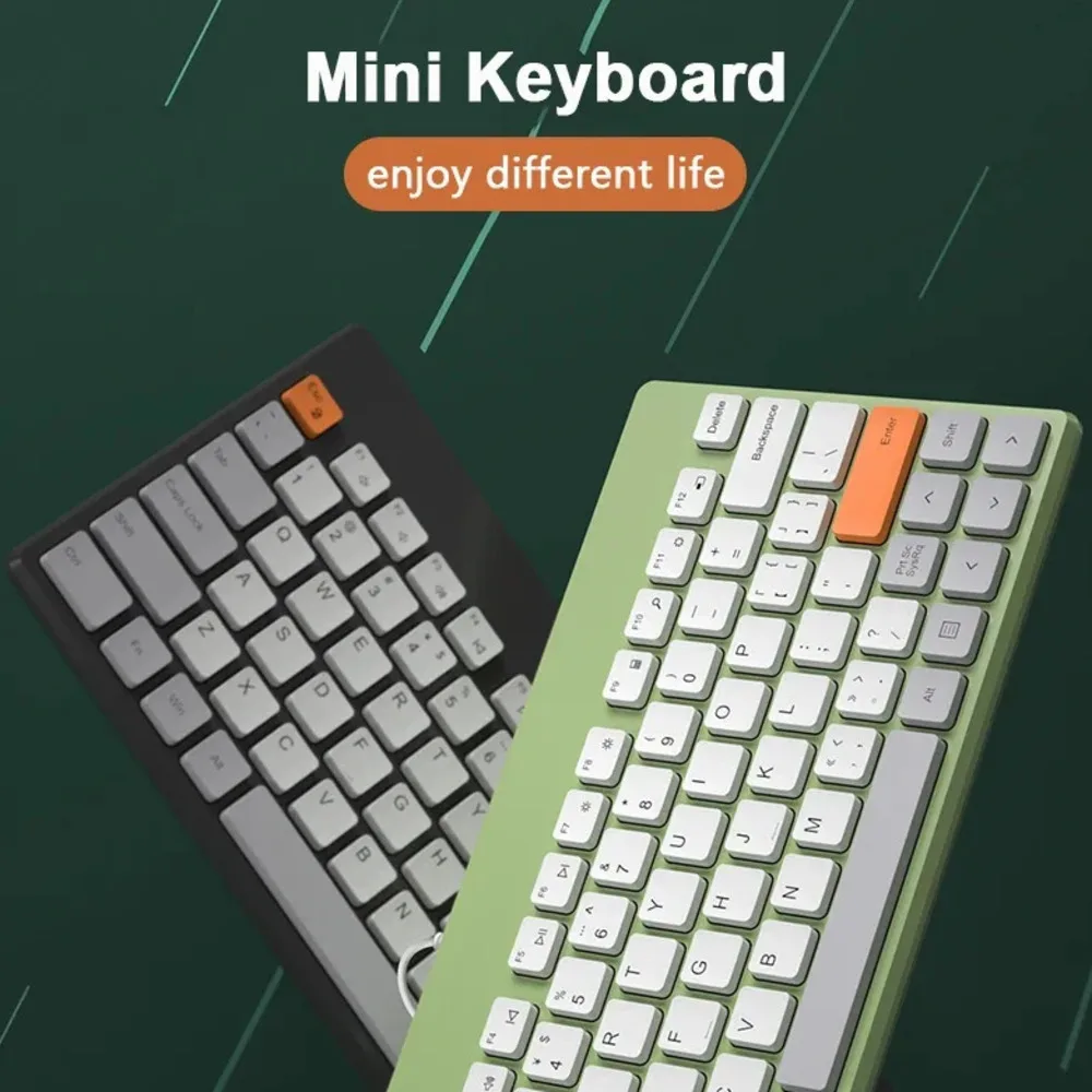 

Hot Selling Color Blocking Wired Keyboard With Chocolate Keys, Ergonomic Design, Portable Keyboard, Silent And Comfortable