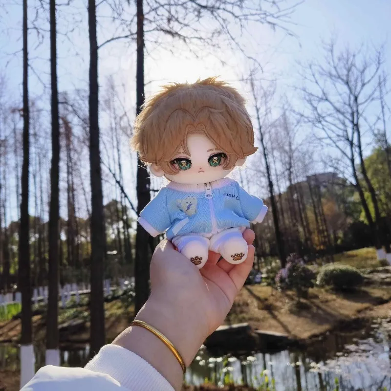 20CM Identity V Edgar Valden Attribute Cute Plush Doll Toys with Skeleton Stuffed Cosplay Kawaii Ears Festival for Friends Gift