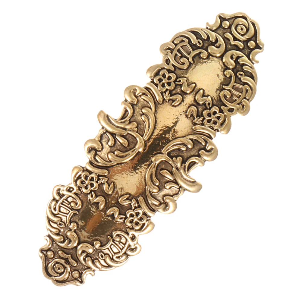 

Vintage Spring Hairpin French Metal Barrettes for Women Rhinestone Retro Design Decorative Butterfly Thick Hair