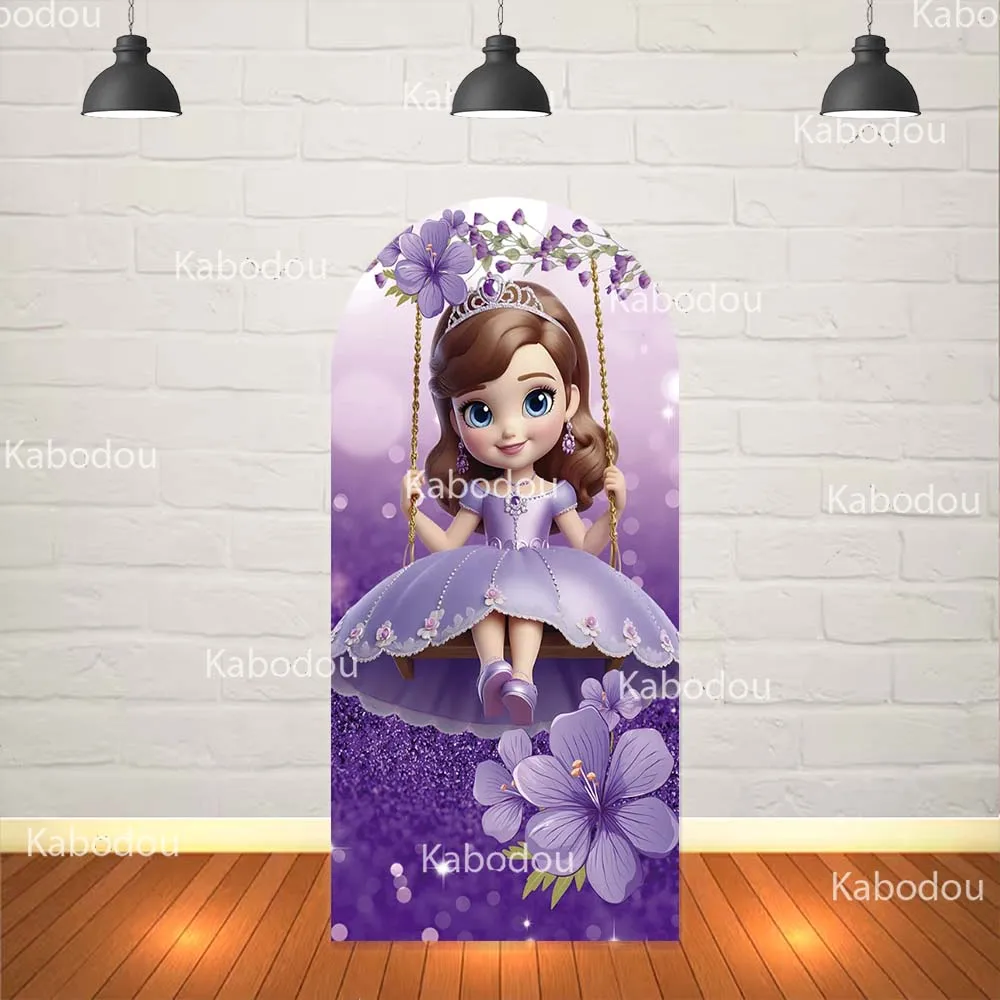 The Sofia Backdrop Arch Cover Girl Birthday Party Decoration Baby Shower Photo Photography Background Studio Prop