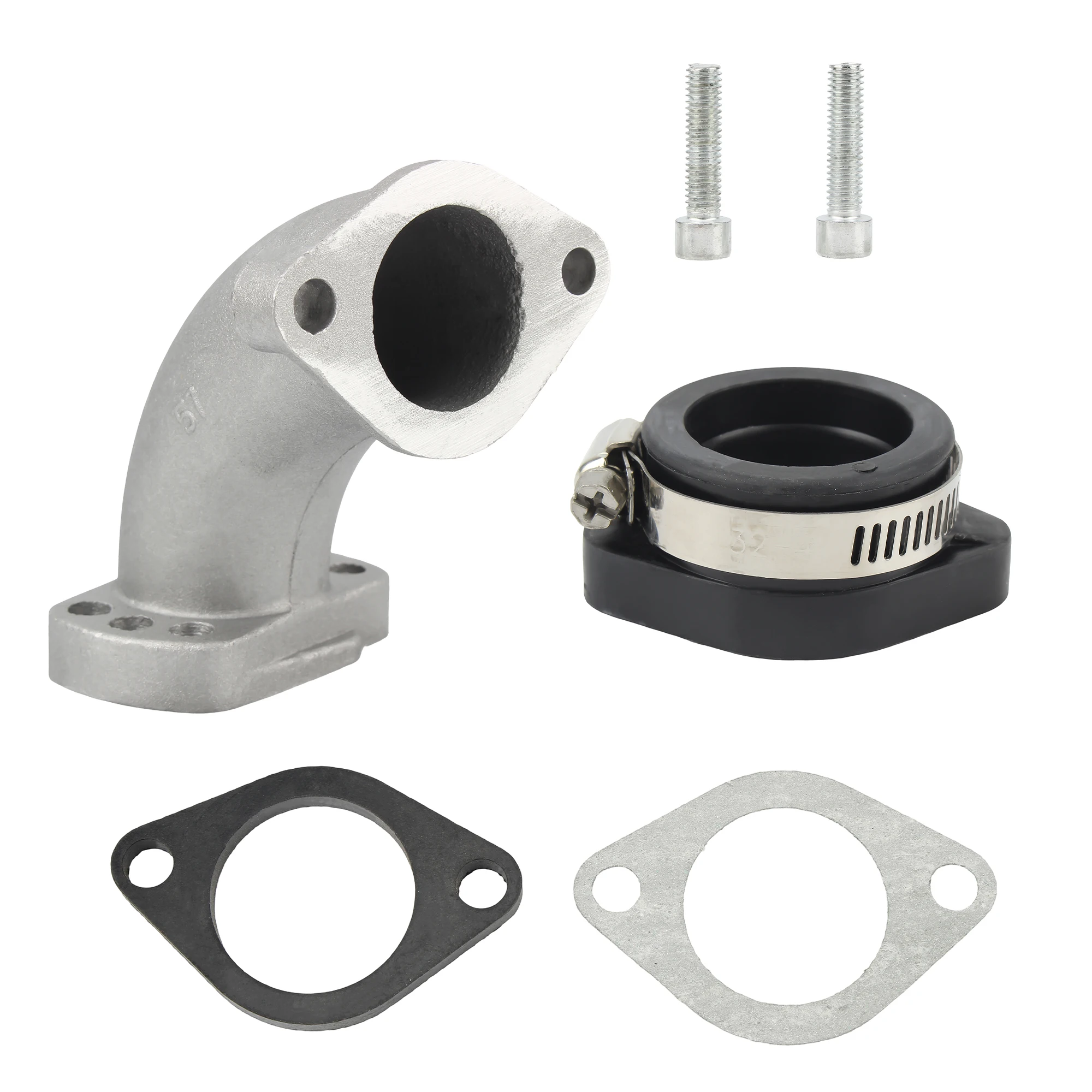 AliExpress PowerMotor Motocycle Carburetor Mainfold Throat Adapter Inlet Intake Pipe Kits For 28mm Carb Dirt Pit Bike Scooter Motocross Accessories