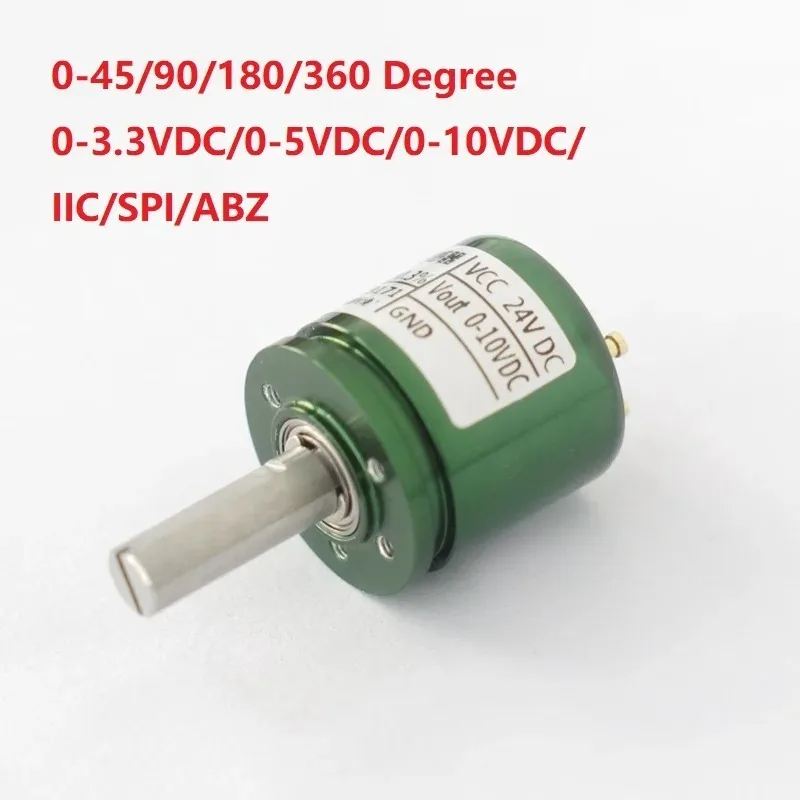 Non-contact Rotary Angle Detector Multi Degree Range Multi Voltage Output IIC SPI ABZ