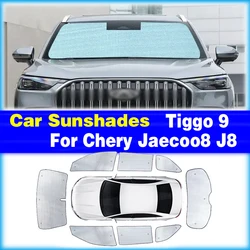 For Chery Jaecoo 8 J8 Tiggo 9 Car Sunshades UV Protection Curtain Sun Shade Visor Front Windshield Cover Protect Privacy