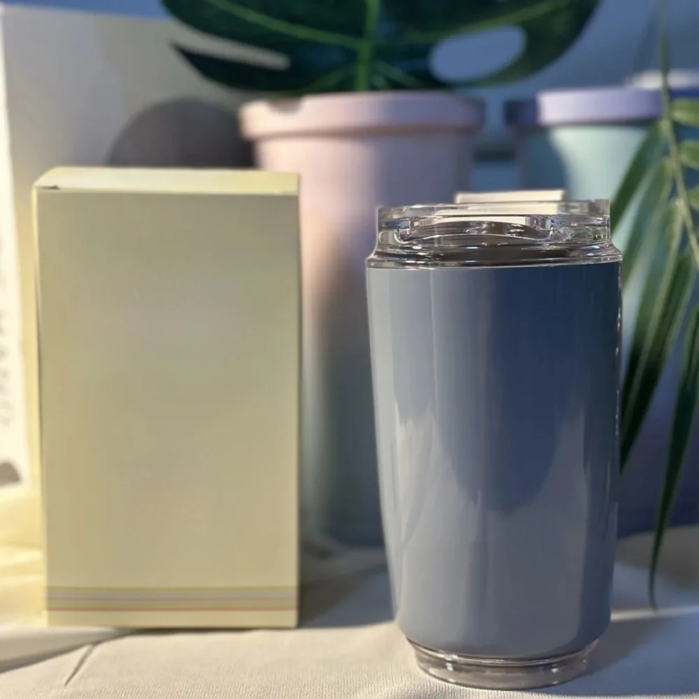 240 مللي بهلوان كوب قارورة عازلة حليبي الأبيض القهوة القدح سيارة معزول زجاجة ماء السفر مكنسة من الفولاذ المقاوم للصدأ قوارير شرب غلاية #4