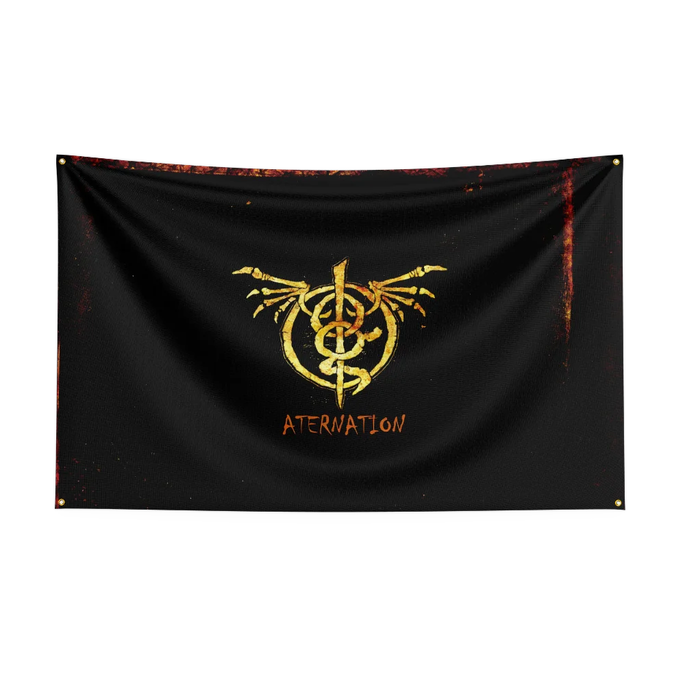3x5 Ft L-Lamb Of Gods Heavy Rock Band Flag Polyester Digital Printing Banner for Bedroom Wall Art Out Door Tapestry Decoration