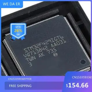 100% NEW NEW New prototype of micro controller chip of singlechip microchip STM32F429IGT6 LQFP176