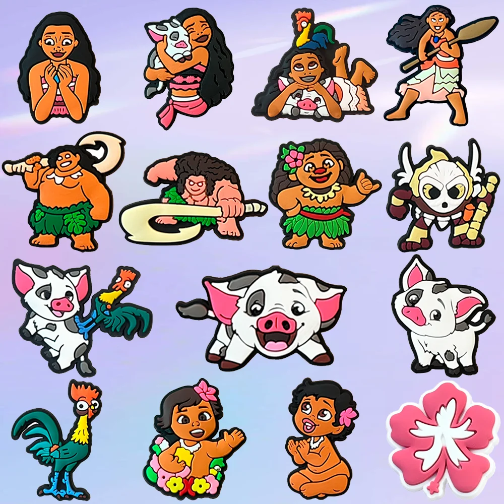 

MINISO 15 шт., подвески для обуви Ocean Adventure, аксессуары, украшения для обуви из ПВХ, браслет с пряжкой, детские рождественские подарки