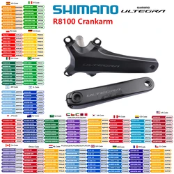 Shimano Ultegra FC-R8100 12s Crankarm Right Side/A Pair For Di2 R8170 Groupset 170mm 172.5mm Original Shimano Bike Parts