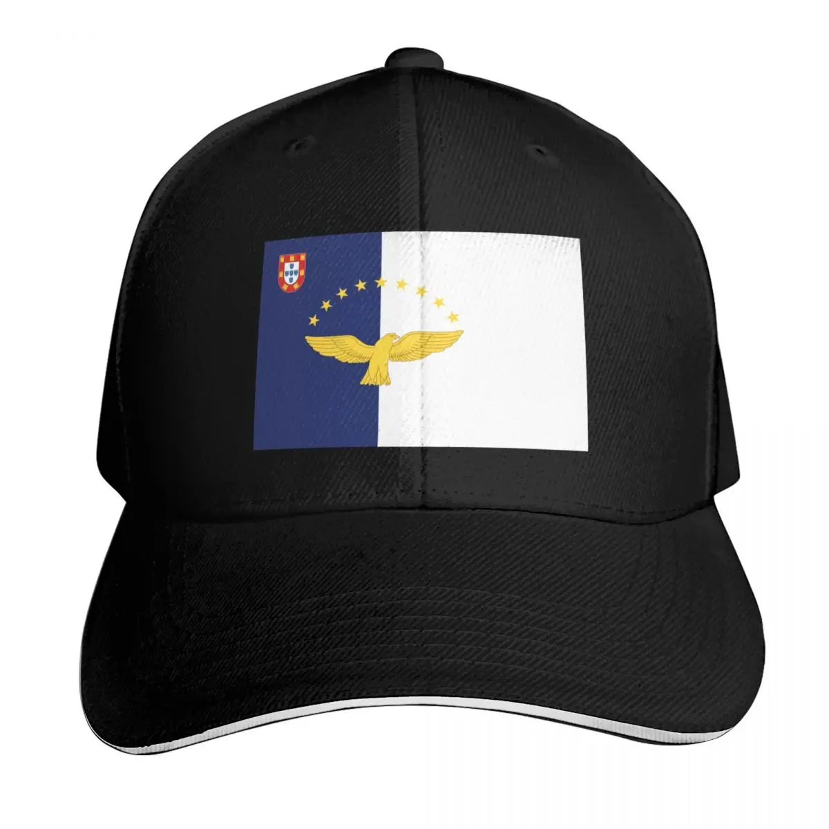 Flag of Azores, Portugal Baseball Cap Curved Brim Classic Fit Low Profile Unstructured Unisex for Men Women