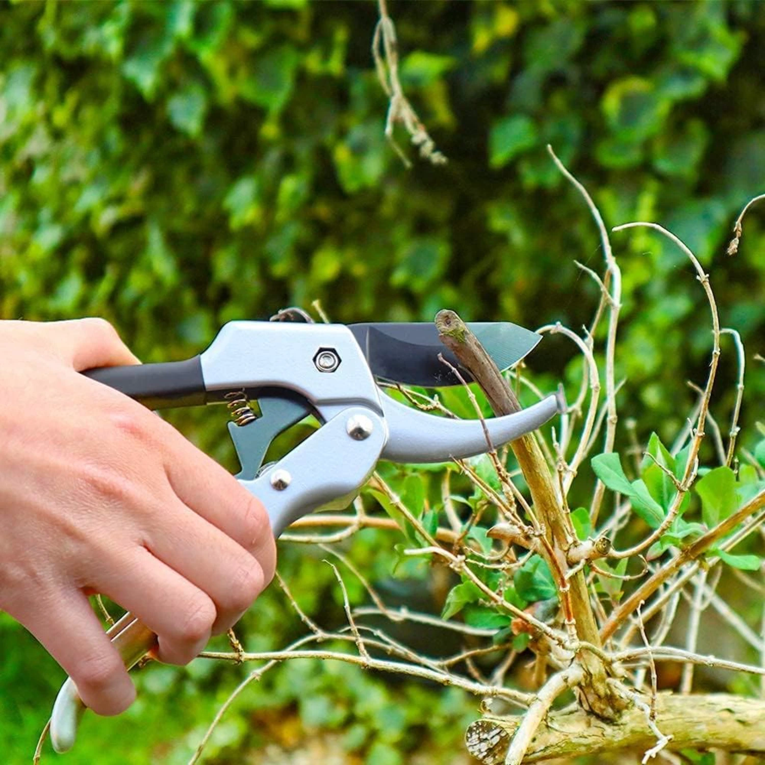 Durable, Ergonomic Pruning Shears Designed for Weak Hands – Perfect for Women and Men! Heavy Duty Hand Pruner for All Your Gar