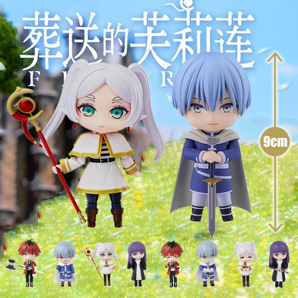 

8pcs FuRyu Noodle Stopper Sousou no Frieren Anime Girl Figure Frieren Beyond Journey's End Action Figure Collectible Model Toys