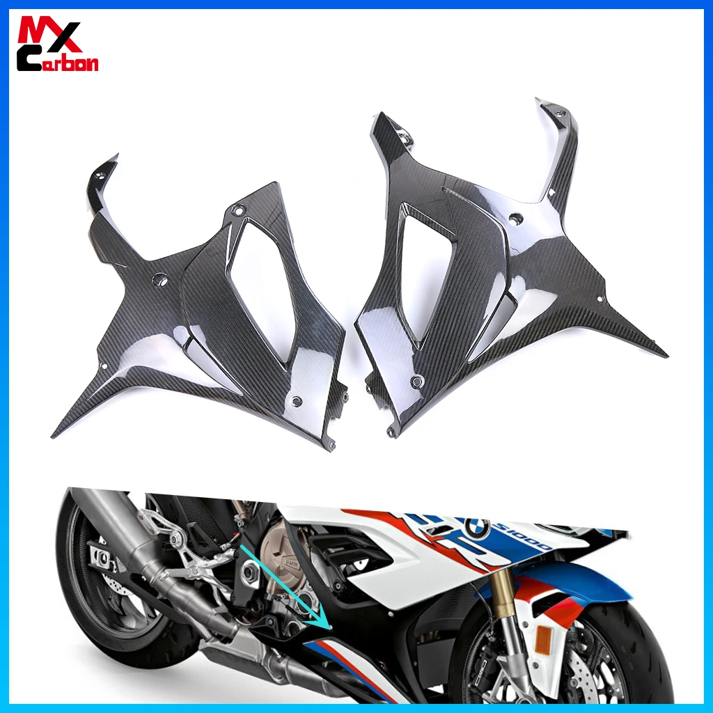 

Motorcycle Belly Pan Lower Side Protection Fairings Full Carbon Fiber Accessories For BMW S1000RR M1000RR 2020 2021 2022