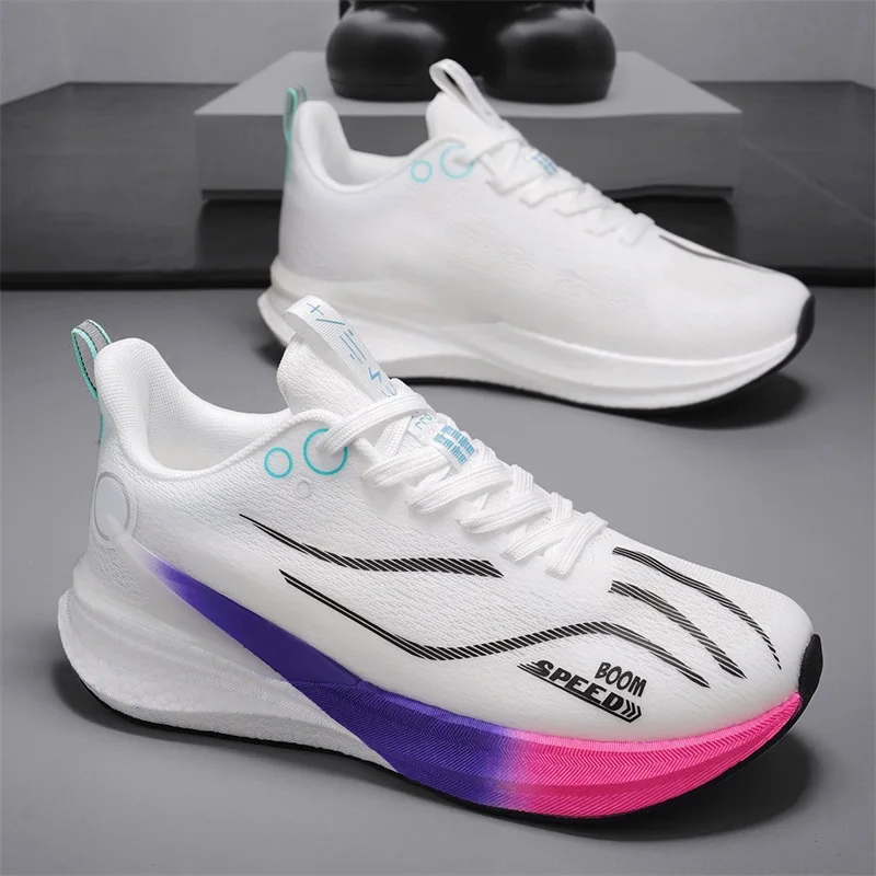 Men's Running Shoes Trainer Shoes Outdoor Breathable Couple Off-road Sneakers Luxury shoes Non-Slip Fashion Mesh Cushioning Race
