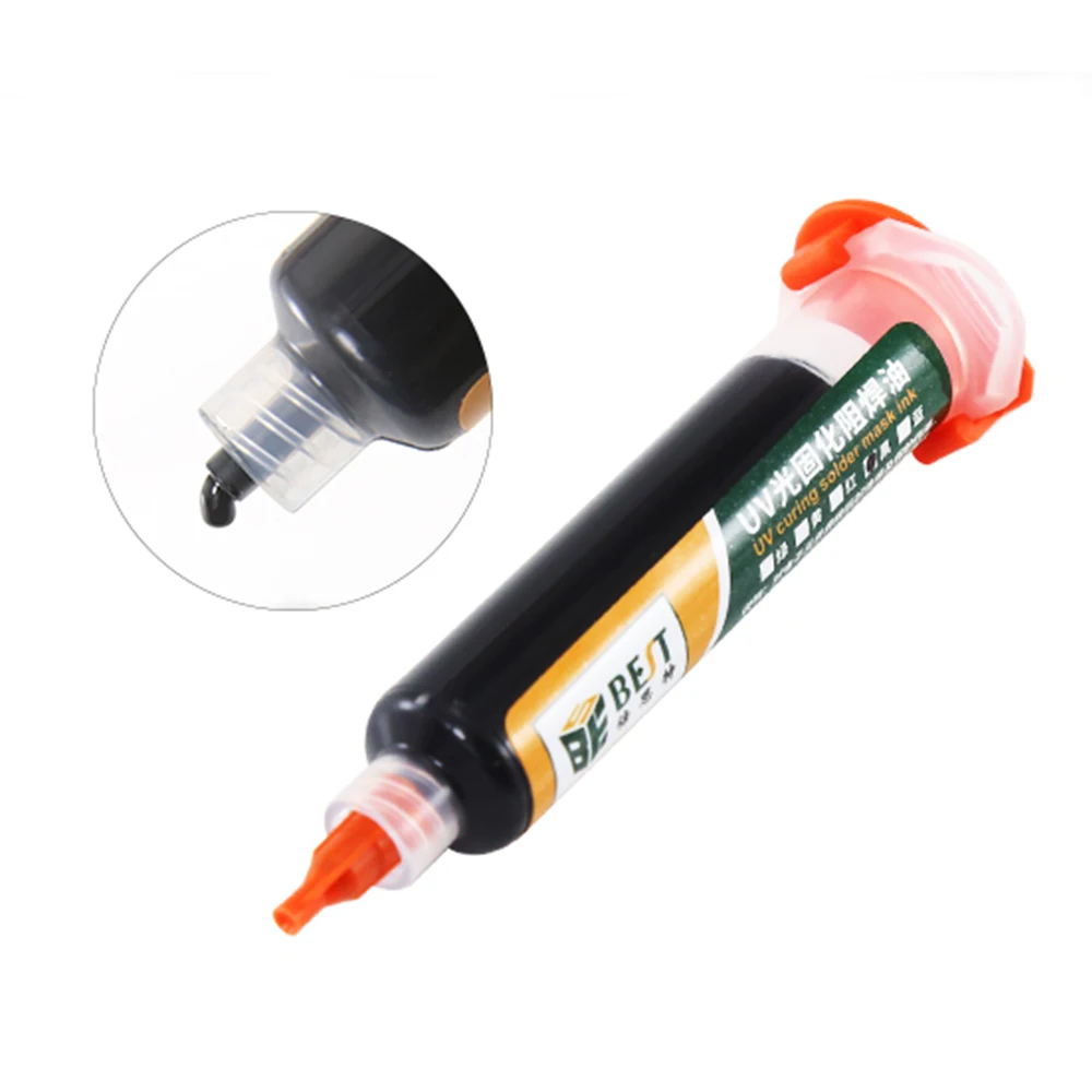 10cc UV Curing Soldeer Masker inkt Rood/Groen/Zwart/Geel/Blauw Kleur voor Mobiele Telefoon PCB Lassen Reparatie Tools