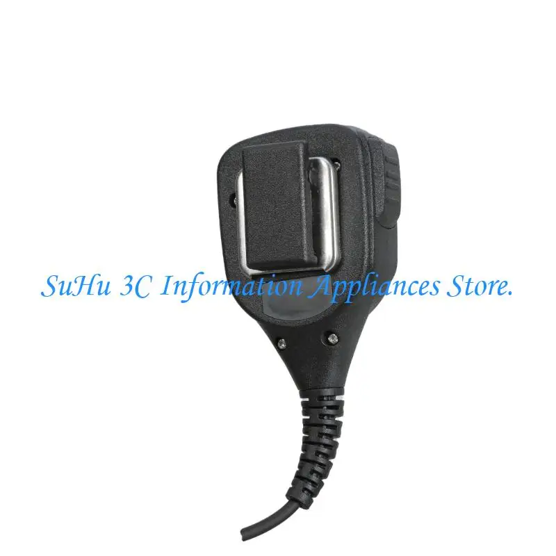 

J0MB Replacement Handheld Speaker Microphone for IC-F1000 IC-F2000 Two Way Radio Speaker Mic with Back Clip & 3.5mm Port