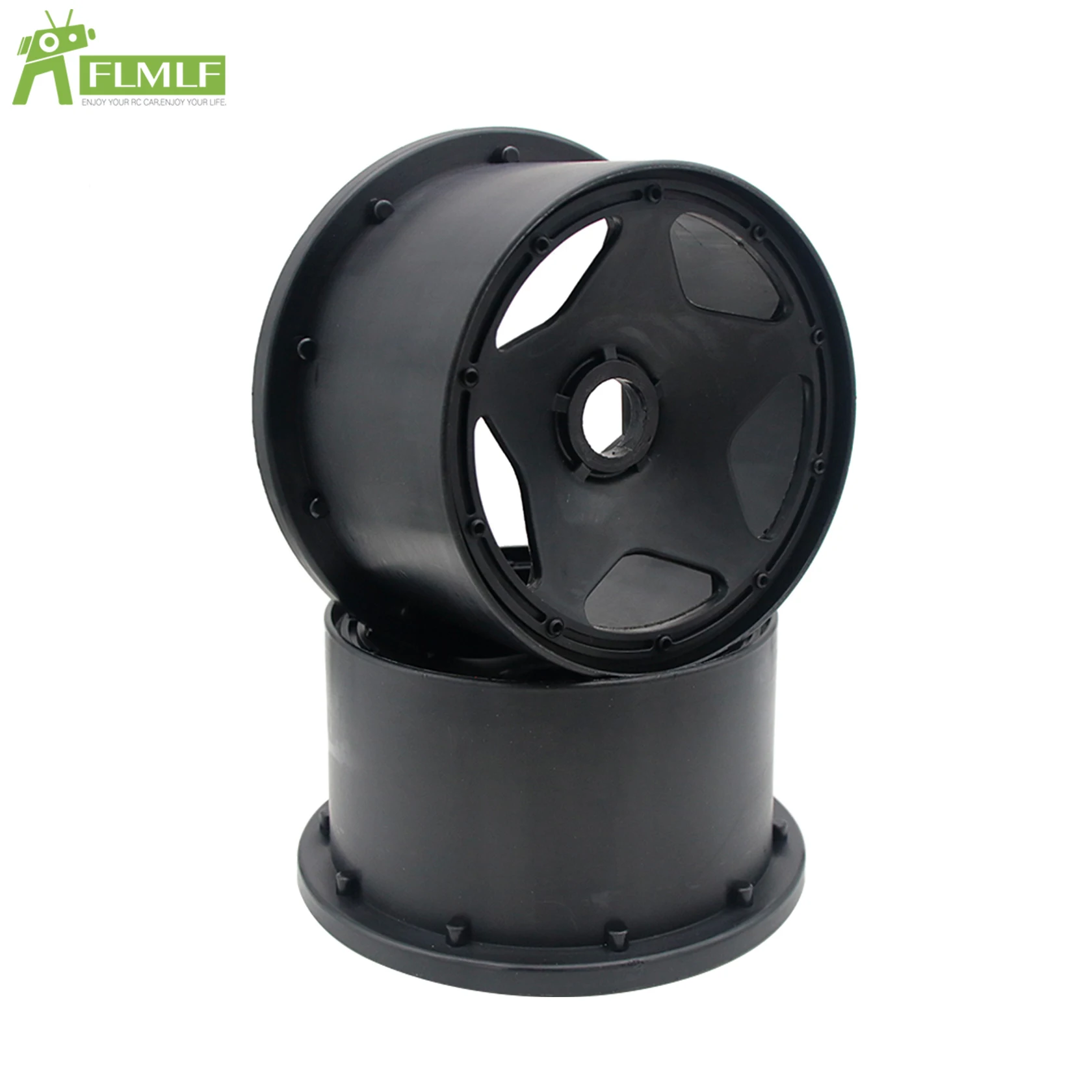 Plastic Voor- of Achterwiel Hub voor 1/5 Hpi Rovan Kingmotor Rofun Baja 5b Ss Buggy Rc Auto Onderdelen