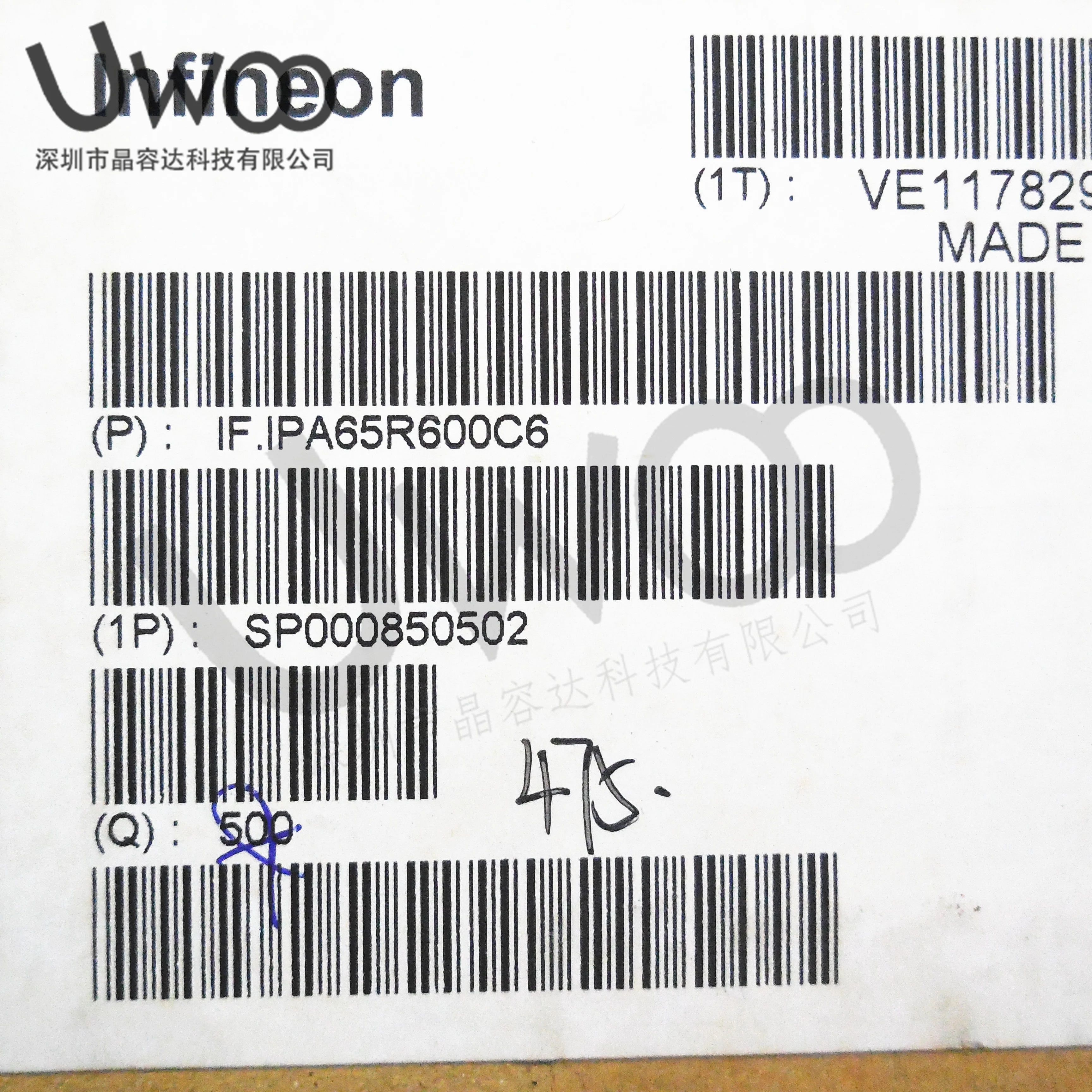 10/Pcs IPA65R600C6 …