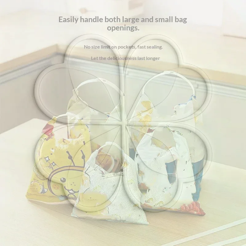 12Pcs Moisture Proof Sealing Strip Food Bag Sealing Clips Kitchen Organiser Clips